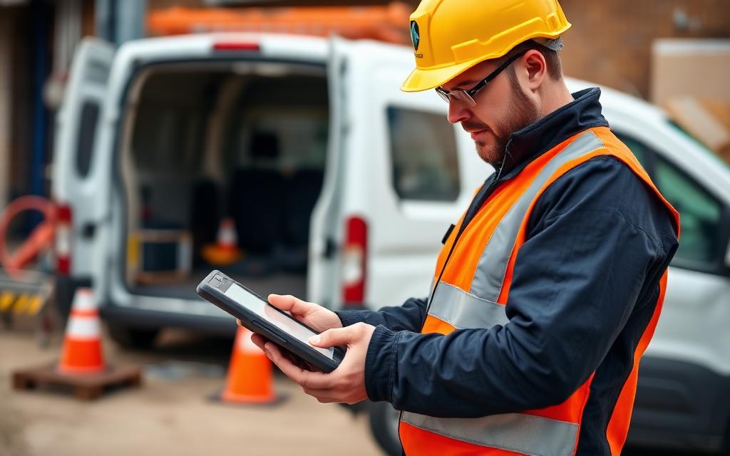 Field-service mobile app for an engineering contractor
